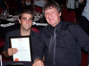 VACC Apprentice of The Year 2012 Hayden George with his instructor John McKenzie